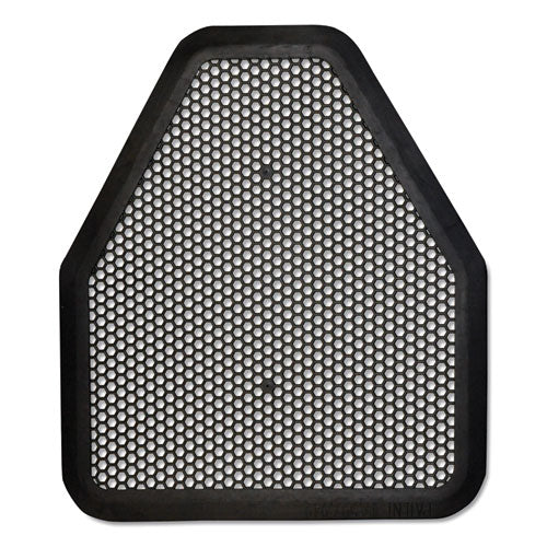 Urinal Mat, 20.75 X 18.5, Black, 6-carton