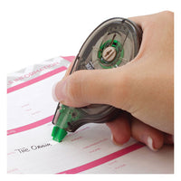 Mono Correction Tape, Non-refillable, 1-6" X 394", White Tape