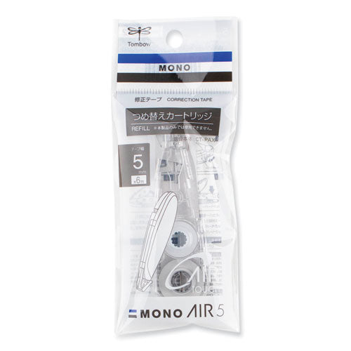 Mono Air Pen-type Correction Tape, Refill, Clear Applicator, 0.19" X 236"