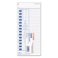 Time Card For Pyramid, Weekly, 4 X 9, 100-pack