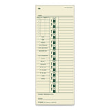 Time Card For Acroprint-simplex, Weekly, Two-sided, 3 1-2 X 9, 500-box