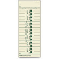 Job Card For Cincinnati-lathem-simplex, 1 Side, 3 1-2 X 9, 500-box