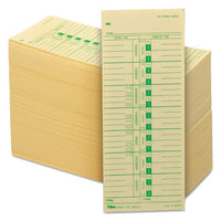 Time Card For Acroprint-ibm-lathem-simplex, Weekly, 3 1-2 X 9, 500-box