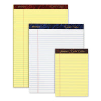 Gold Fibre Quality Writing Pads, Medium-college Rule, 5 X 8, Canary, 50 Sheets, Dozen
