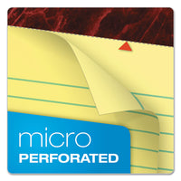 Gold Fibre Writing Pads, Wide-legal Rule, 8.5 X 11.75, Canary, 50 Sheets, Dozen