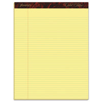 Gold Fibre Writing Pads, Narrow Rule, 8.5 X 11.75, Canary, 50 Sheets, Dozen