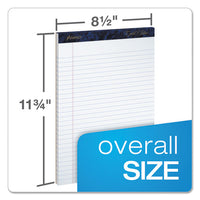 Gold Fibre Writing Pads, Wide-legal Rule, 8.5 X 11.75, White, 50 Sheets, 4-pack
