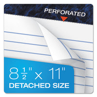 Gold Fibre Writing Pads, Wide-legal Rule, 8.5 X 11.75, White, 50 Sheets, 4-pack