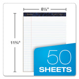 Gold Fibre Writing Pads, Wide-legal Rule, 8.5 X 11.75, White, 50 Sheets, Dozen