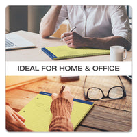 Double Sheet Pads, Narrow Rule, 8.5 X 11.75, Canary, 100 Sheets