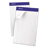 Recycled Writing Pads, Wide-legal Rule, 8.5 X 11.75, Canary, 50 Sheets, Dozen