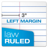 Double Sheet Pads, Pitman Rule, 8.5 X 11.75, White, 100 Sheets