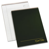 Gold Fibre Wirebound Writing Pad W- Cover, 1 Subject, Project Notes, Gray Cover, 8.5 X 11.75, 70 Sheets