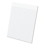 Glue Top Pads, Wide-legal Rule, 8.5 X 11, White, 50 Sheets, Dozen