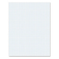 Quadrille Pads, 4 Sq-in Quadrille Rule, 11 X 17, White, 50 Sheets