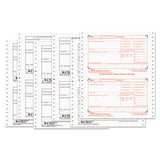 W-2 Tax Forms, 6-part Carbonless, 5 1-2 X 8 1-2, 24 W-2s & 1 W-3