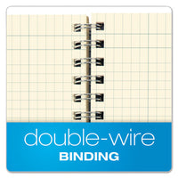 Computation Book, 4 Sq-in Quadrille Rule, 11.75 X 9.25, Antique Ivory, 76 Sheets