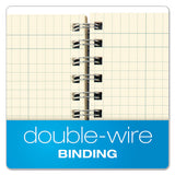 Computation Book, 4 Sq-in Quadrille Rule, 11.75 X 9.25, Antique Ivory, 76 Sheets