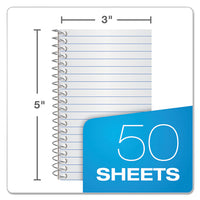 Memo Books, Narrow Rule, 5 X 3, White, 50 Sheets