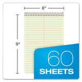 Steno Books, Gregg Rule, Tan Cover, 6 X 9, 60 Green Tint Sheets
