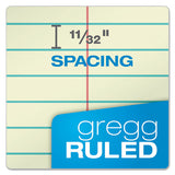 Steno Books, Gregg Rule, Tan Cover, 6 X 9, 60 Green Tint Sheets
