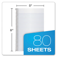 Earthwise By 100% Recycled One-subject Notebook, 1 Subject, Narrow Rule, Green Cover, 8 X 5, 80 Sheets