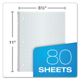 Earthwise By Oxford Recycled 1-subject Notebook, 4 Sq-in Quadrille Rule, 11 X 8.5, 80 Sheets