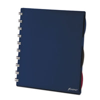 Versa Crossover Notebook, 1 Subject, Wide-legal Rule, Navy Cover, 11 X 8.5, 60 Sheets
