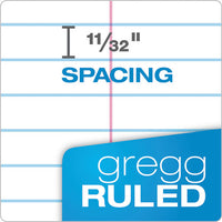 Steno Books, Gregg Rule, 6 X 9, White, 80 Sheets