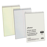 Steno Books, Gregg Rule, 6 X 9, White, 80 Sheets