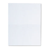 Quadrille Pads, 4 Sq-in Quadrille Rule, 8.5 X 11, White, 50 Sheets