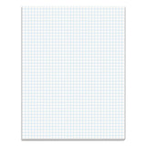 Quadrille Pads, 4 Sq-in Quadrille Rule, 8.5 X 11, White, 50 Sheets