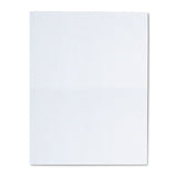 Quadrille Pads, 10 Sq-in Quadrille Rule, 8.5 X 11, White, 50 Sheets