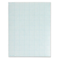 Cross Section Pads, 8 Sq-in Quadrille Rule, 8.5 X 11, White, 50 Sheets