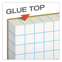 Cross Section Pads, 10 Sq-in Quadrille Rule, 8.5 X 11, White, 50 Sheets