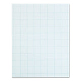 Cross Section Pads, 10 Sq-in Quadrille Rule, 8.5 X 11, White, 50 Sheets
