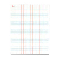 Data Pad W-plain Column Headings, 8.5 X 11, White, 50 Sheets