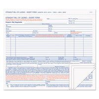 Hazardous Material Short Form, 7 X 8 1-2, Three-part Carbonless, 50 Forms