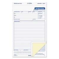 Snap-off Job Work Order Form, 5 2-3" X 8 5-8", Three-part Carbonless, 50 Forms