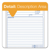 Snap-off Job Work Order Form, 5 2-3" X 8 5-8", Three-part Carbonless, 50 Forms