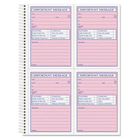 Telephone Message Book, Fax-mobile Section, 5 1-2 X 3 3-16, Two-part, 200-book