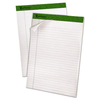 Earthwise By Oxford Recycled Pad, Legal Rule, 8.5 X 11.75, White, 40 Sheets, 4-pack