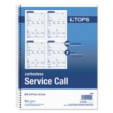 Service Call Book, 4 X 5 1-2, Two-part Carbonless, 200 Sets-book