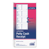 Petty Cash Receipt Book, 5 1-2 X 11, Two-part Carbonless, 200 Sets-book