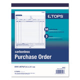 Purchase Order Book, 8 3-8 X 10 3-16, Three-part Carbonless, 50 Sets-book