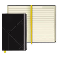 Idea Collective Journal, 1 Subject, Wide-legal Rule, Black Cover, 8.25 X 5, 120 Sheets