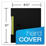Idea Collective Professional Wirebound Hardcover Notebook, 8 1-2 X 11, Black