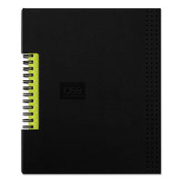 Idea Collective Professional Wirebound Hardcover Notebook, 5 7-8 X 8 1-4, Black