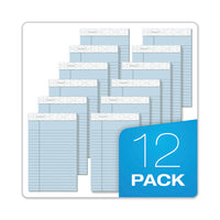 Prism + Writing Pads, Narrow Rule, 5 X 8, Pastel Blue, 50 Sheets, 12-pack