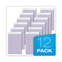 Prism + Writing Pads, Narrow Rule, 5 X 8, Pastel Orchid, 50 Sheets, 12-pack